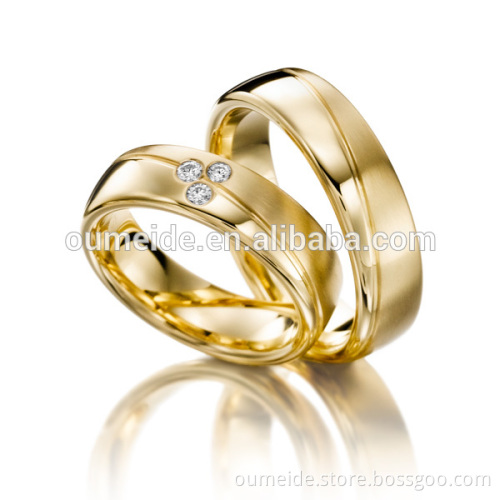Fashion design hotsale item wedding rings set for men and women